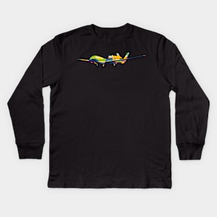 RQ-4 Global Hawk Drone Kids Long Sleeve T-Shirt